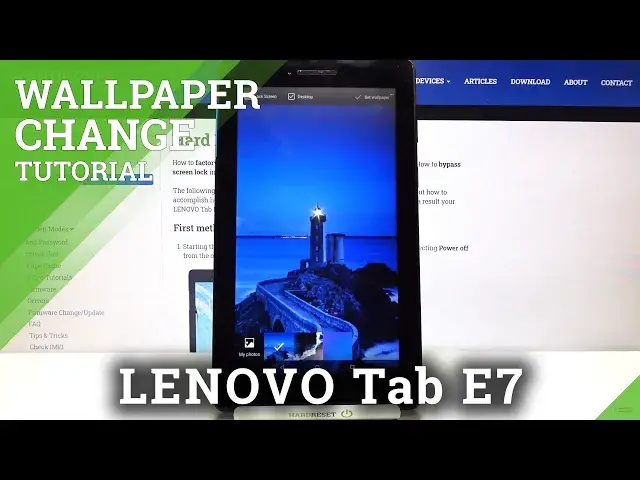 Video thumbnail for How to Change Wallpaper on LENOVO Tab E7 – Set Home Screen Wallpaper