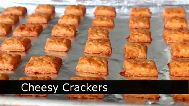 'Video thumbnail for Cheesy_Crackers_-_Homemade_Cheese_Crackers_Recipe'