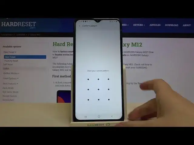'Video thumbnail for How to Reset Settings in SAMSUNG Galaxy M12 – Restore Settings Defaults'