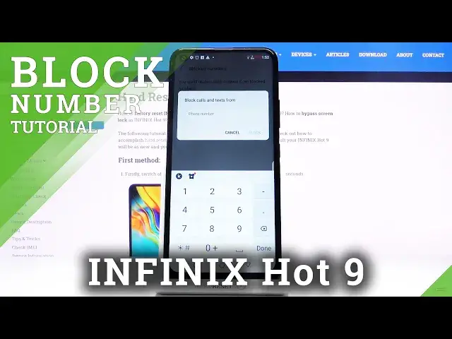 'Video thumbnail for How to Block Number on INIFIX Hot 9 – Block Calls'