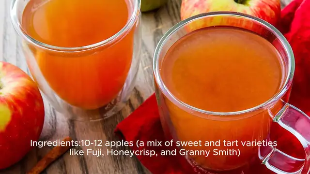 Video thumbnail for Apple cider recipe