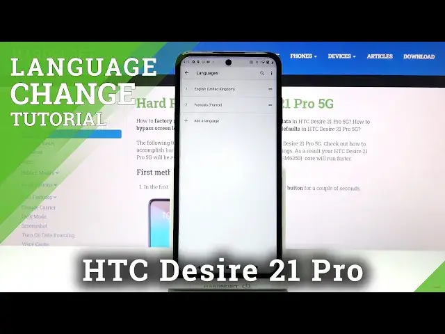Video thumbnail for How to Change Language on HTC Desire 21 Pro – Change Device Language