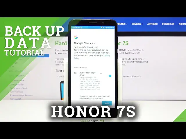 'Video thumbnail for How to Enable Google Backup in HONOR 7S – Create Google Backup'