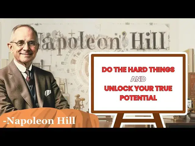 Video thumbnail for DO THE HARD THING!🔥 Unlock Your True Potential & Achieve Unstoppable Success | Napoleon Hill Classes
