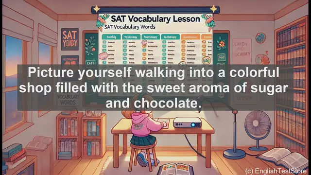 Video thumbnail for 5000 Must Know SAT Vocabulary - Confectionery: The Sweet World of Candy and Treats