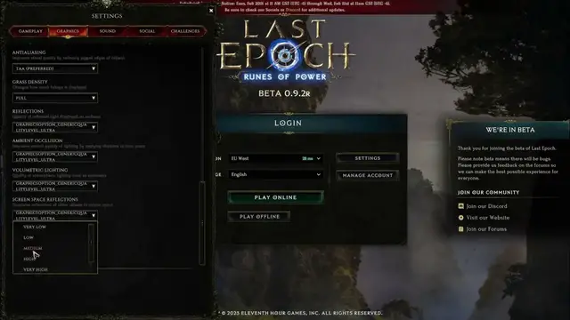 Video thumbnail for How To Manage Screen Space Reflections In Last Epoch