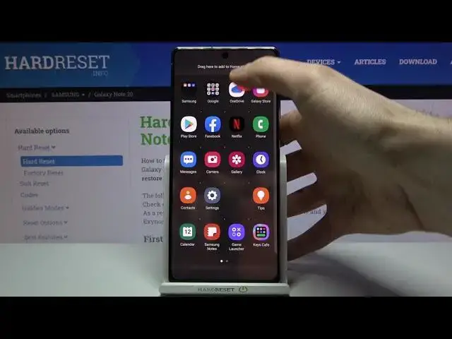 Video thumbnail for How to Create a Folder in the Home Screen on SAMSUNG Galaxy Note 20 - Group Apps