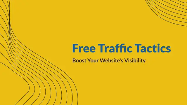 Video thumbnail for Three Traffic Tactics that won't Cost You a Cent