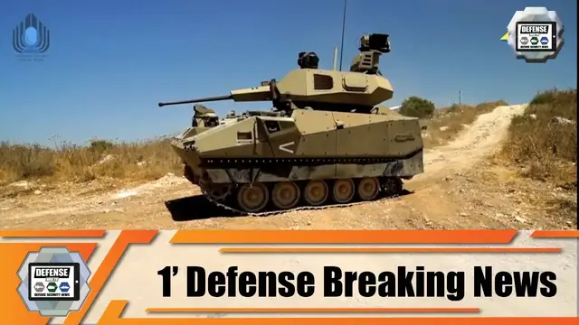 'Video thumbnail for Israel unveils armored vehicle fitted new combats systems part of the Carmel tank program'
