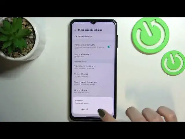 'Video thumbnail for How to Remove Credentials in SAMSUNG Galaxy M23 – Delete Licenses'