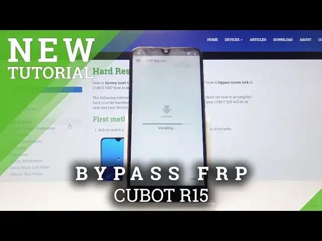 Video thumbnail for How to Bypass Google Verification in CUBOT R15 - Skip Google Verification