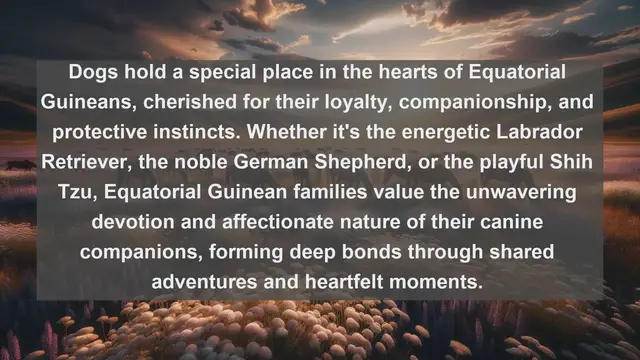 Video thumbnail for Discover Equatorial Guinea's Most Beloved Companions: Top 10 Favorite Pets