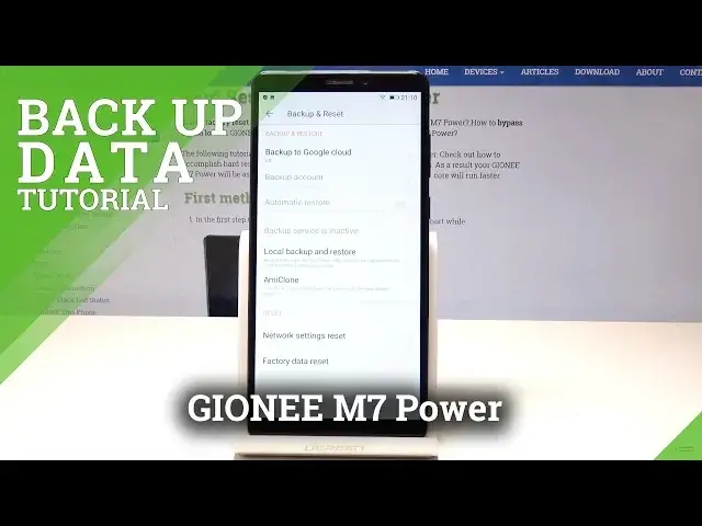 Video thumbnail for How to Backup Data in GIONEE M7 Power - Enable Google Backup