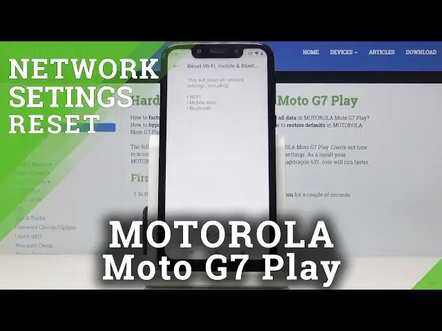 Video thumbnail for How to Reset Network Settings in MOTOROLA Moto G7 Play - Restore Network