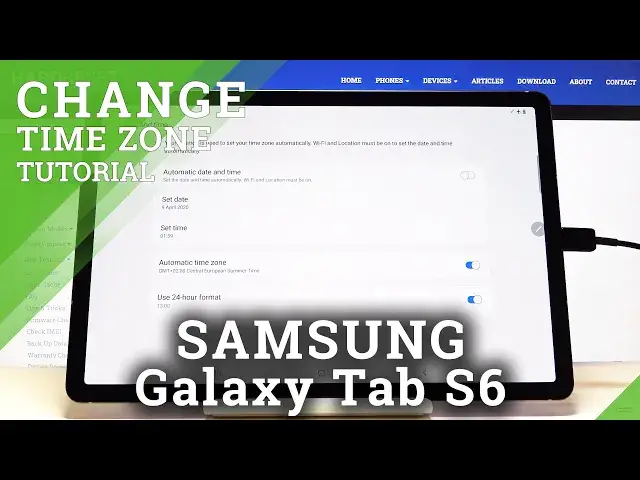 Video thumbnail for How to Change Date & Time in SAMSUNG Galaxy Tab S6 – Time Settings