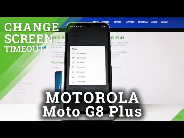 'Video thumbnail for How to Change Screen Timeout in MOTOROLA Moto G8 Plus – Locked Screen Options'