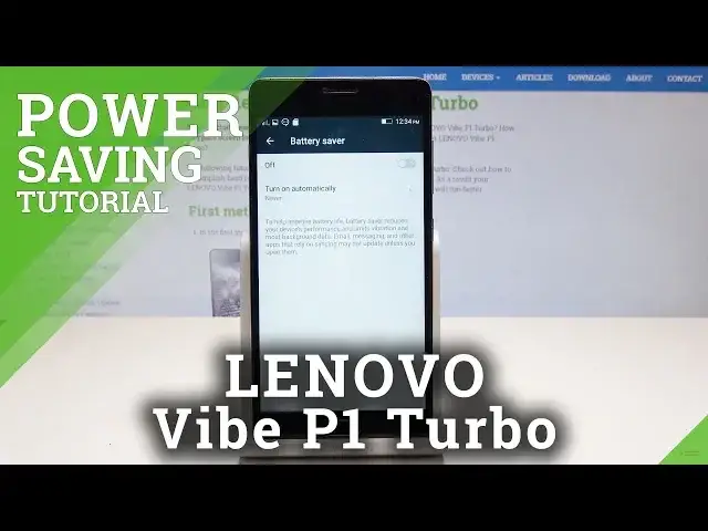 Video thumbnail for How to Extend the Battery Life in LENOVO Vibe P1 Turbo - Activate Power Saving Mode