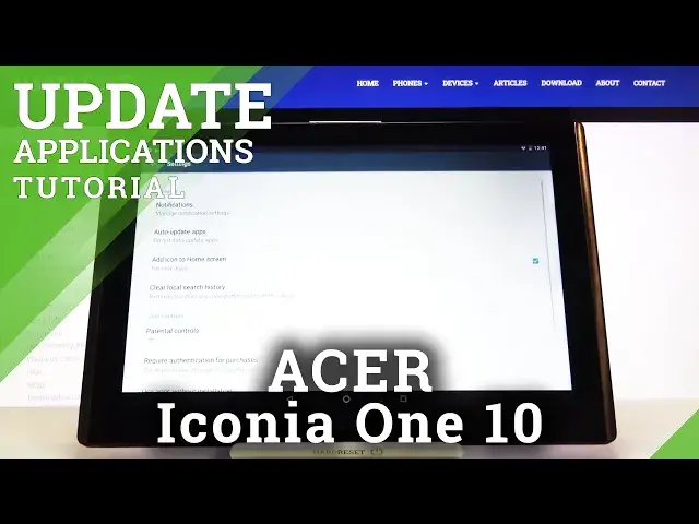 'Video thumbnail for How to Auto Update Apps on ACER Iconia One 10 – Allow Auto Update Apps'