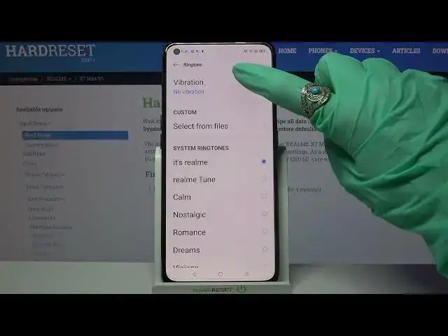 'Video thumbnail for Choose Pattern for Vibration Mode - Sound & Vibration Settings on REALME X7 Max'