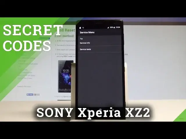 Video thumbnail for Secret Codes SONY Xperia XZ2 - Hidden Mode / Advanced Options / Secret Menu |HardReset.Info