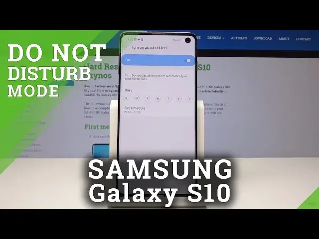 Video thumbnail for How to Activate Do Not Disturb Mode in SAMSUNG Galaxy S10 – DND Mode