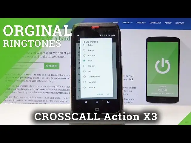 Video thumbnail for How to Change Ringtone in CROSSCALL Action X3 - Ringtone List