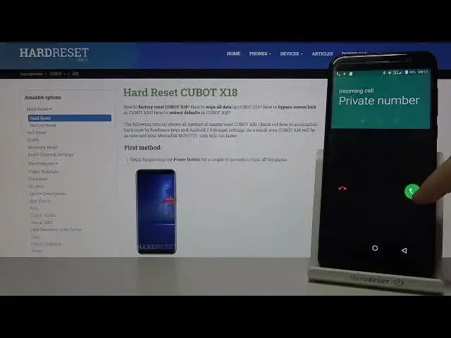 'Video thumbnail for CUBOT X18 Incoming Call & Default Ringtone'