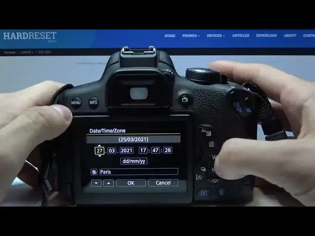 'Video thumbnail for How to Change Date and Time on Canon EOS 750D - Set Correct Time and Date on Canon Rebel T6i'