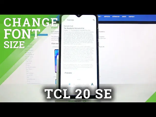 'Video thumbnail for TCL 20 SE and Changing System Text Size - Font Settings'