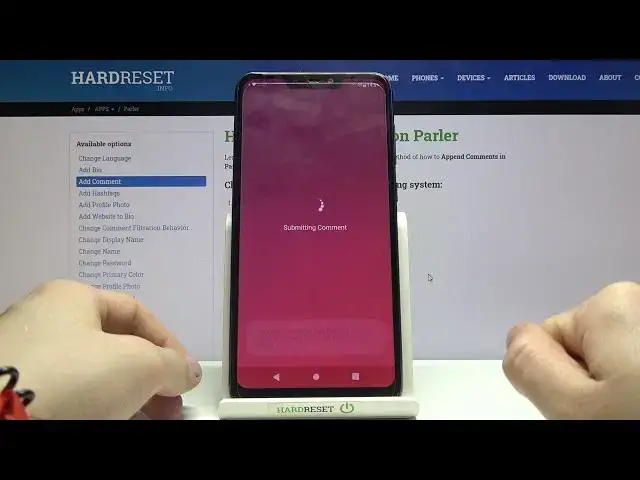 Video thumbnail for How to Add Comment on Parler App