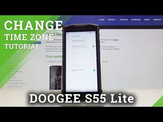 Video thumbnail for How to Change Date and Time in DOOGEE S55 Lite - Time Zone Settings