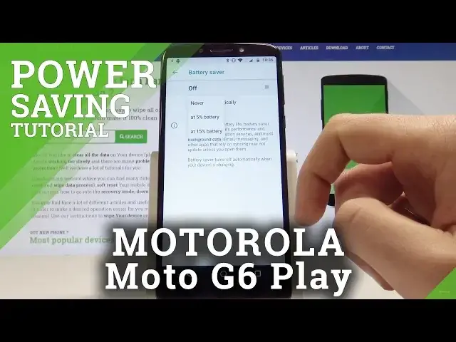 Video thumbnail for How to Save Battery on MOTOROLA Moto G6 Play - Power Saving Mode