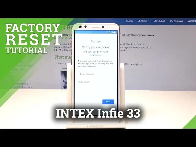 Video thumbnail for How to Unlock Factory Reset Protection in INTEX Infie 33 - Bypass Google Account