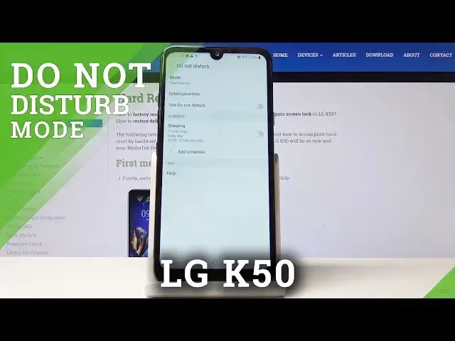 Video thumbnail for How to Activate Silent Mode in LG K50 - Enable DND Mode / Do Not Disturb