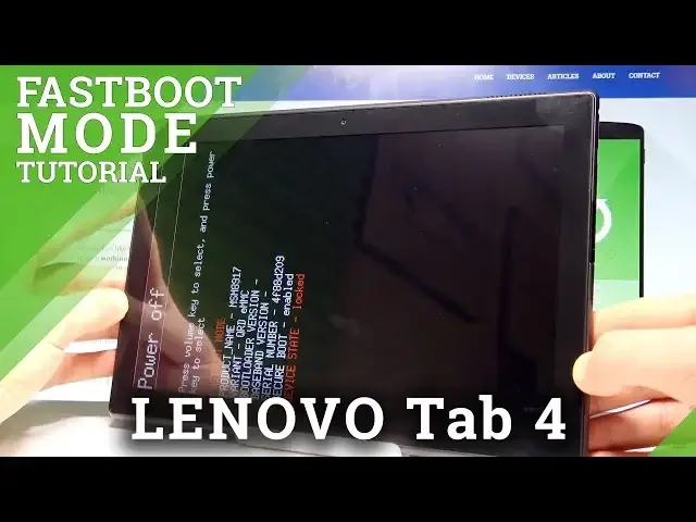 'Video thumbnail for How to Enter Fastboot Mode in LENOVO Tab 4 |HardReset.info'
