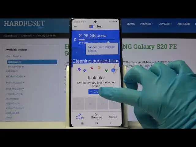 'Video thumbnail for How to Clean Storage of SAMSUNG Galaxy S20 FE – Speed Up System'