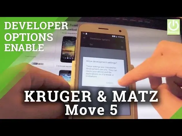 'Video thumbnail for KRUGER & MATZ Move 5 DEVELOPER OPTIONS / USB Debugging'