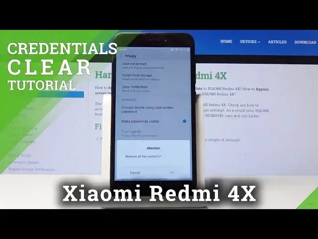 'Video thumbnail for How to Delete All Licenses in Xiaomi Redmi 4X - Clear All Credentials'