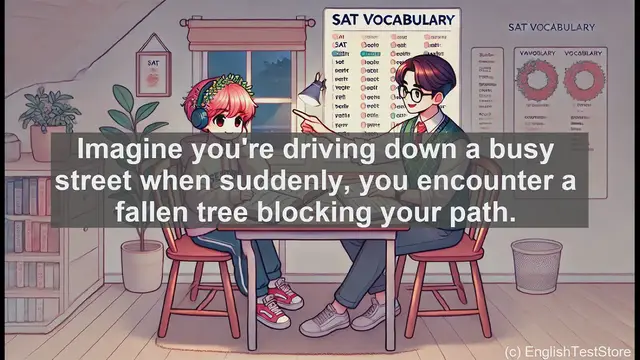 Video thumbnail for 5000 Must Know SAT Vocabulary - SAT Vocabulary: Understanding 'Obstruction'