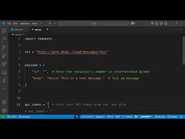 Video thumbnail for Python 3 Whatsapp Web API to Make Whatsapp Bot to Send Text & Images Automatically