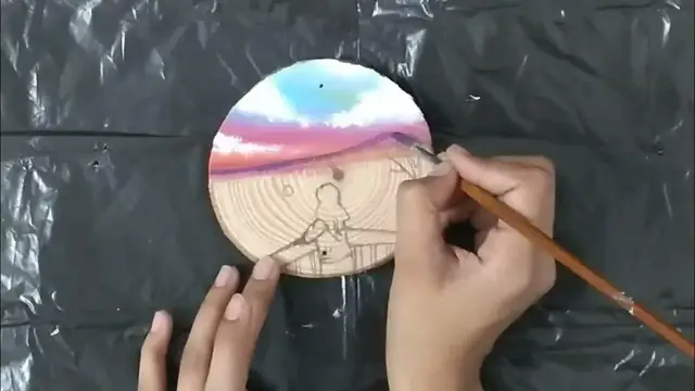 Video thumbnail for Wooden Coaster Hanging Craft and Art | DIY Craft and Painting - Eternal Colors