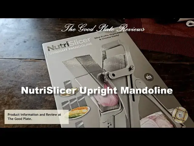 Video thumbnail for NutriSlicer Upright Mandoline