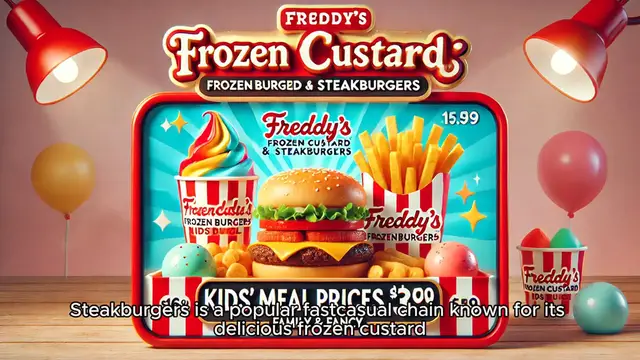 Video thumbnail for Freddy’s Frozen Custard & Steakburgers Kids’