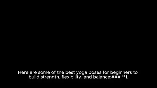 Video thumbnail for best yoga poses for beginner