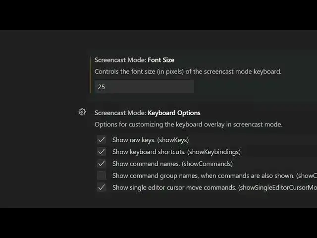 Video thumbnail for How to Toggle Screencast Mode in VSCode IDE