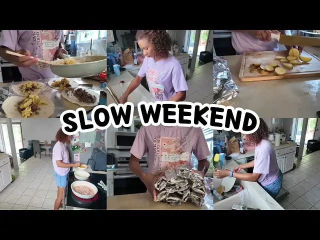 Video thumbnail for A Slow Weekend at Home | Meal Prep, Cleaning & Homemaking