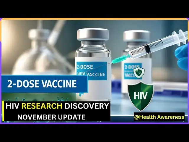 'Video thumbnail for HIV Research Update: Two Dose HIV Vaccine Strategy Shows Promise for Stronger Immune Defense.'