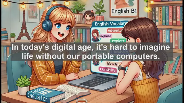 Video thumbnail for 2500 Must Know CEFR B1 Vocabulary - Understanding the Word 'Laptop': Definition, Usage, and Significance