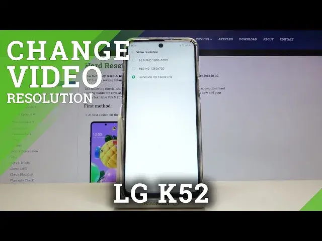 Video thumbnail for How to Change Video Resolution in LG K52 – Video Quality