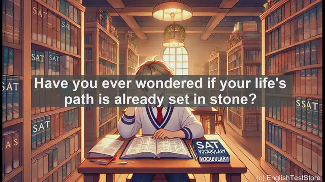 Video thumbnail for 5000 Must Know SAT Vocabulary - Foreordination: Exploring Predetermined Destiny